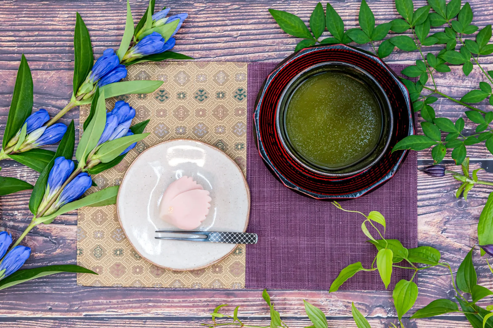 抹茶と和菓子